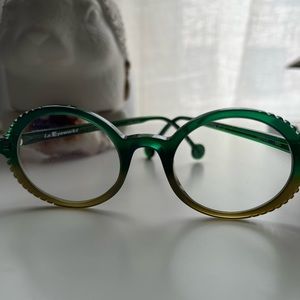 LA Eyeworks green umbre frames NWT